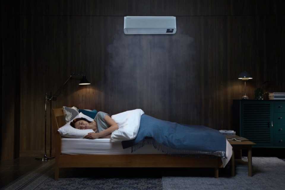 Asegura un buen sueño con aires acondicionados Samsung