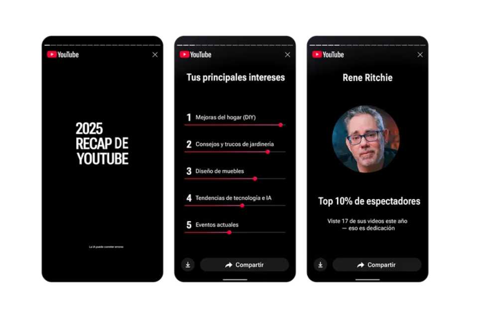 YouTube Recap 2025: tu resumen del año