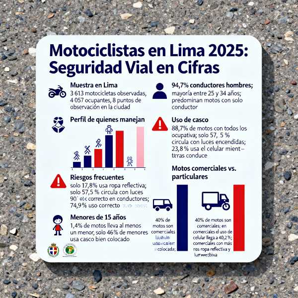 Estudio Observacional sobre el Comportamiento Vial de Motociclistas