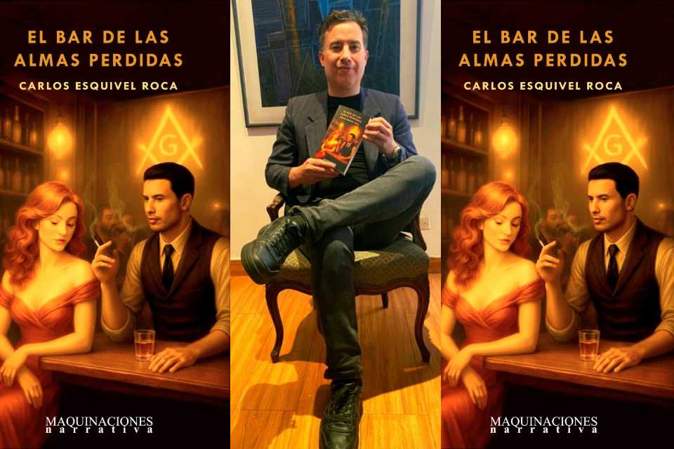 Carlos Esquivel presenta El bar de las almas perdidas, su nueva novela