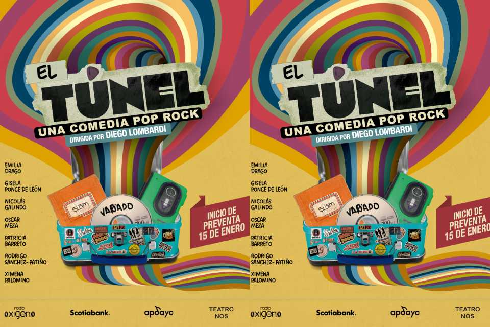 El Túnel: comedia musical pop-rock peruana | PREVENTA