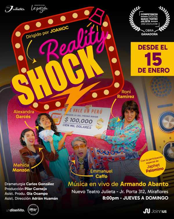 Reality Shock: sátira teatral que cuestiona el falso patriotismo
