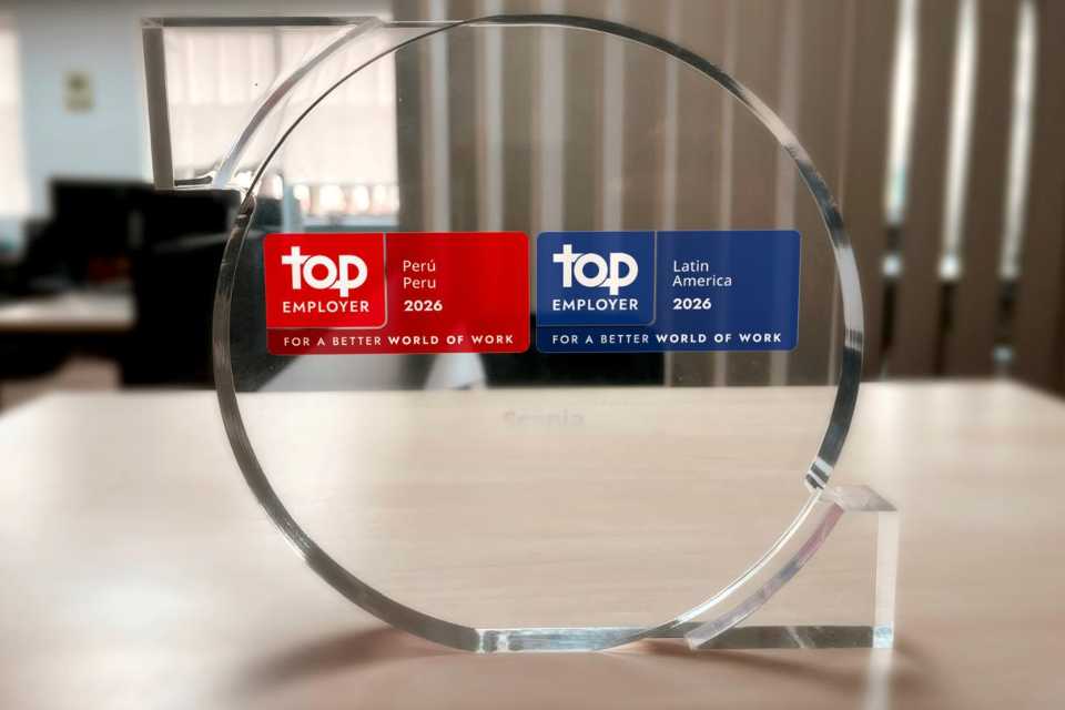 Scania Perú obtiene la certificación Top Employer 2026