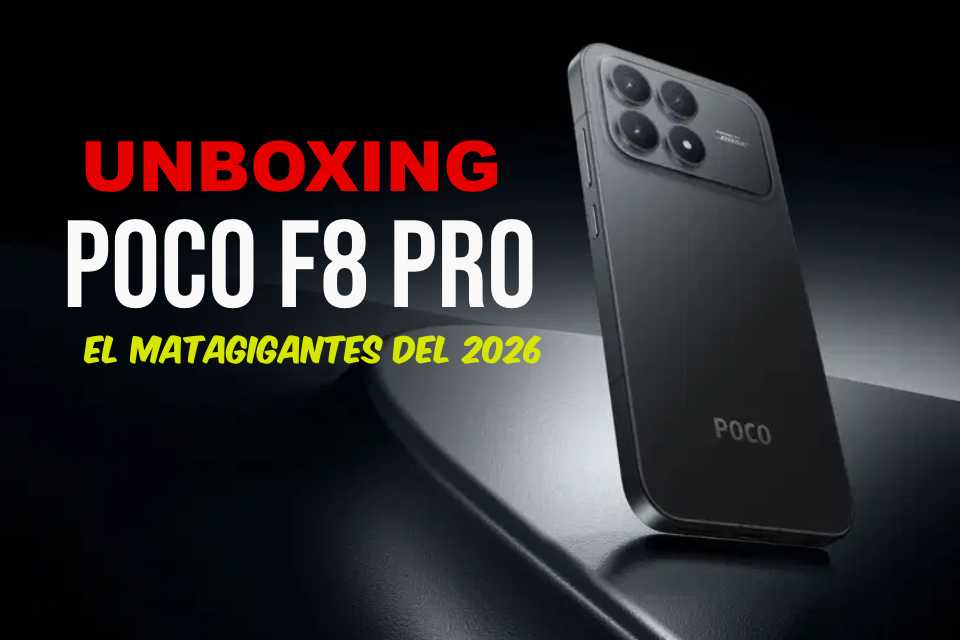 Unboxing del POCO F8 Pro en Perú