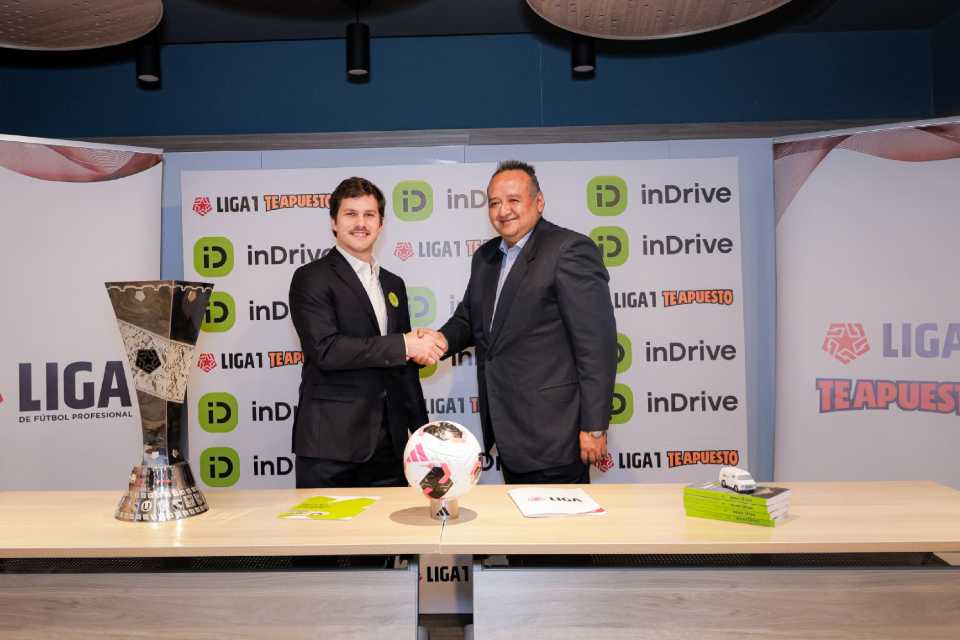 inDrive se suma como sponsor oficial de la Liga1 Te Apuesto 2026