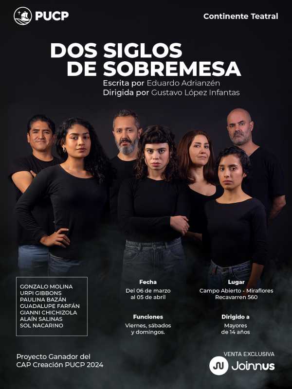 Dos siglos de sobremesa vuelve. Entradas en Joinnus