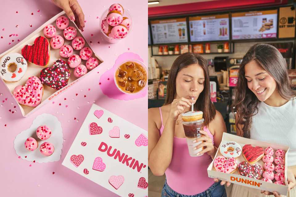 Dunkin’ lanza colección especial por San Valentín