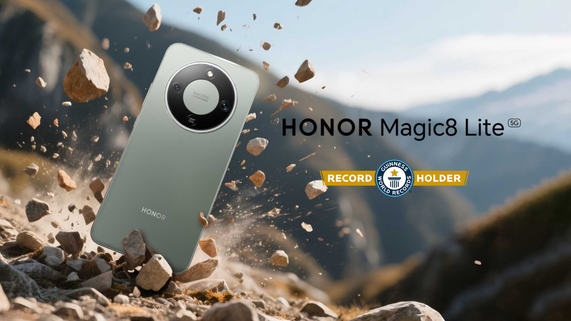 HONOR Magic8 Lite rompe récord Guinness: cayó 6,133 m