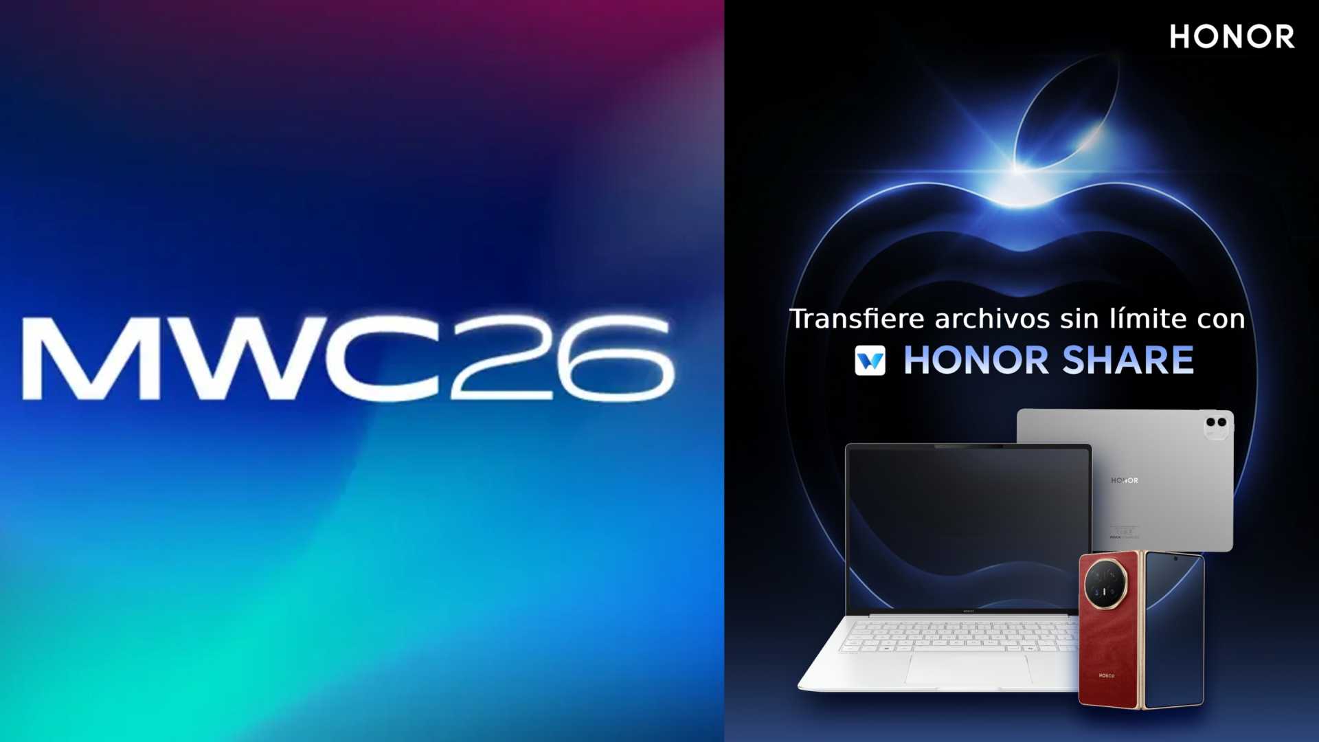 HONOR integra sus equipos con Apple vía HONOR Share