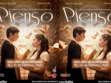 “PIENSO” regresa a Casa Bulbo con dos funciones en febrero 2026