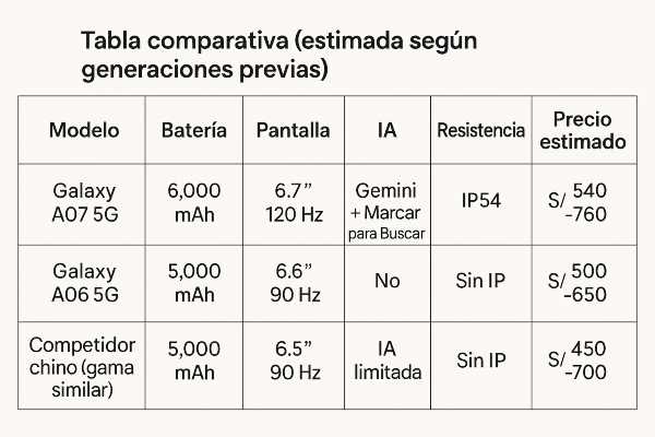 Samsung Galaxy A07 5G