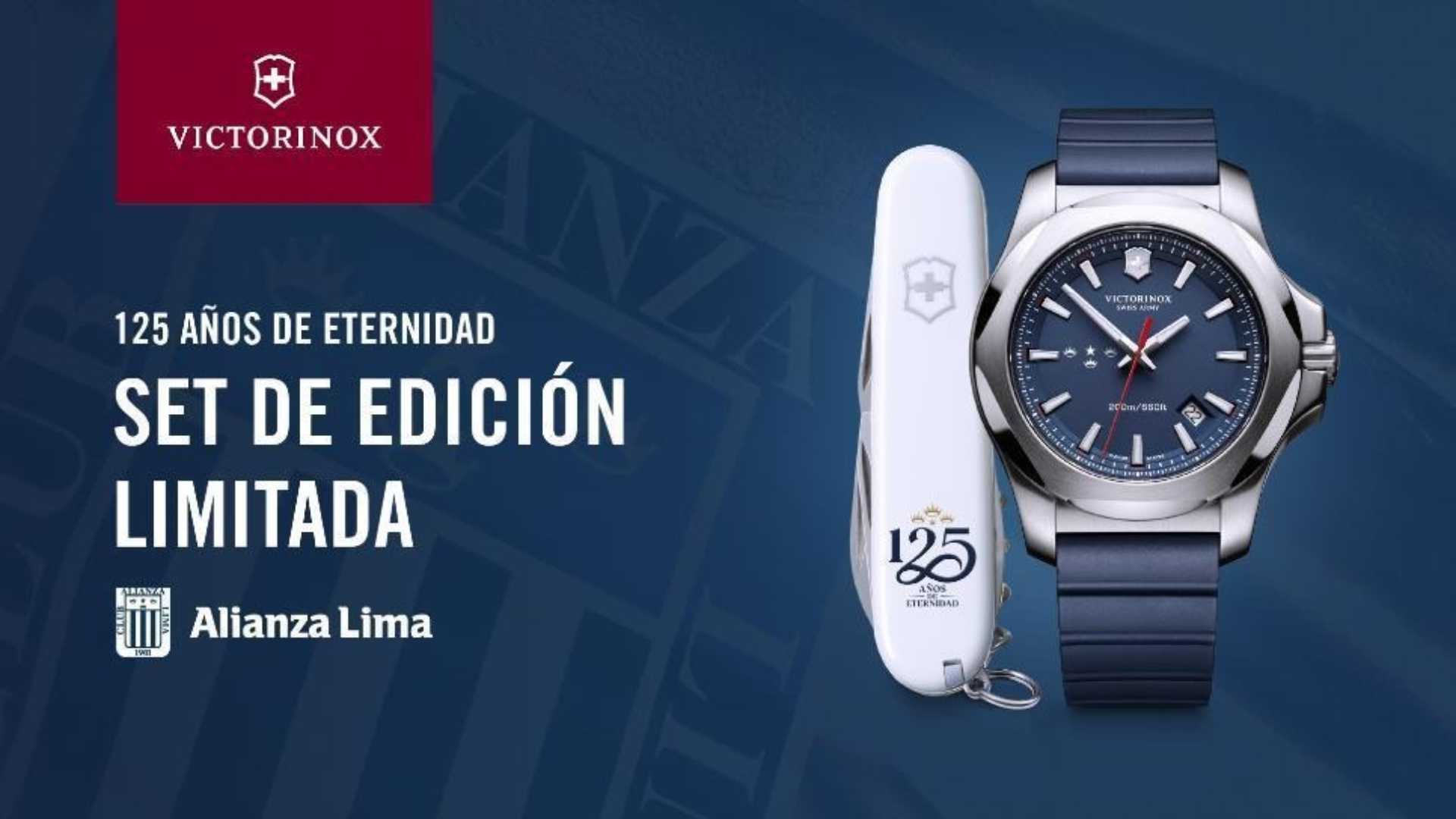 Victorinox lanza set limitado por los 125 años de Alianza Lima
