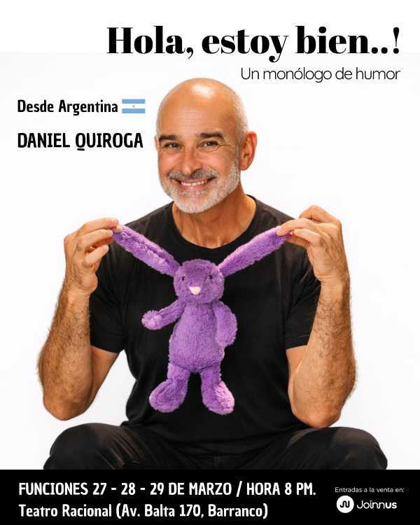 Daniel Quiroga en Lima: entradas en Joinnus desde S/45