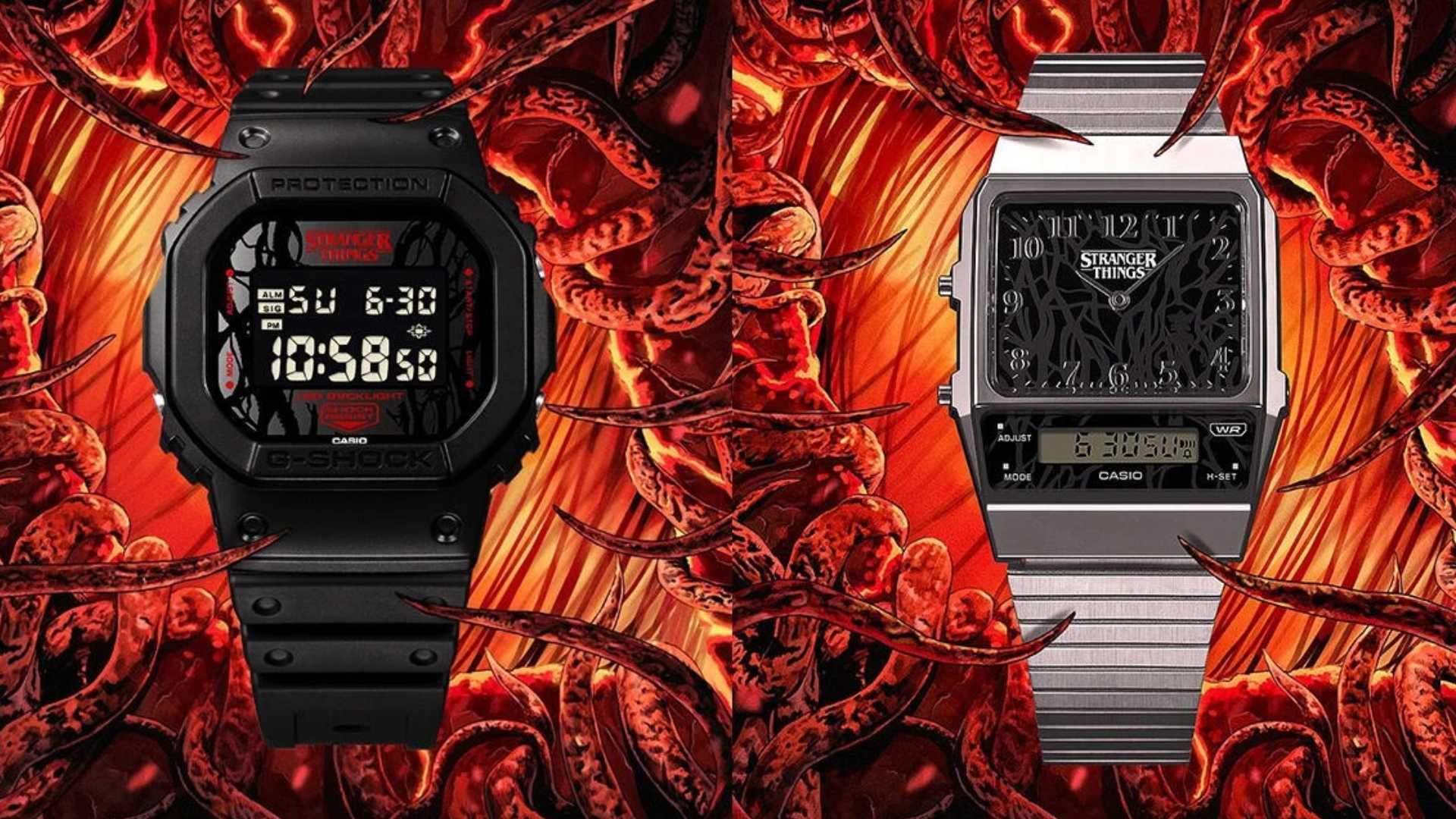 Casio lanza relojes edición Stranger Things con diseño digital