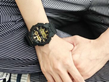 G-SHOCK propone relojes Black & Gold para streetwear