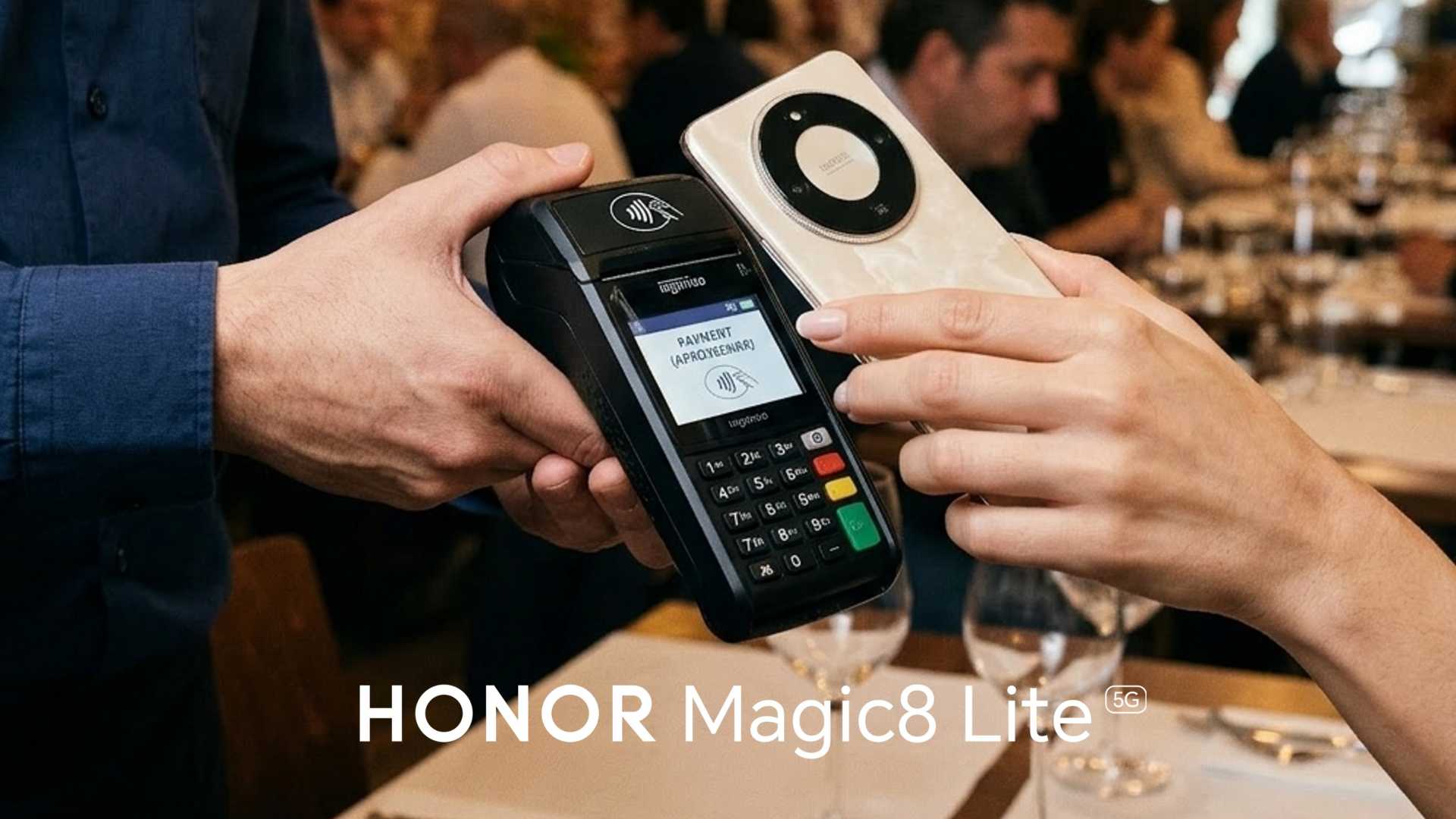 HONOR Magic8 Lite: pagos NFC seguros