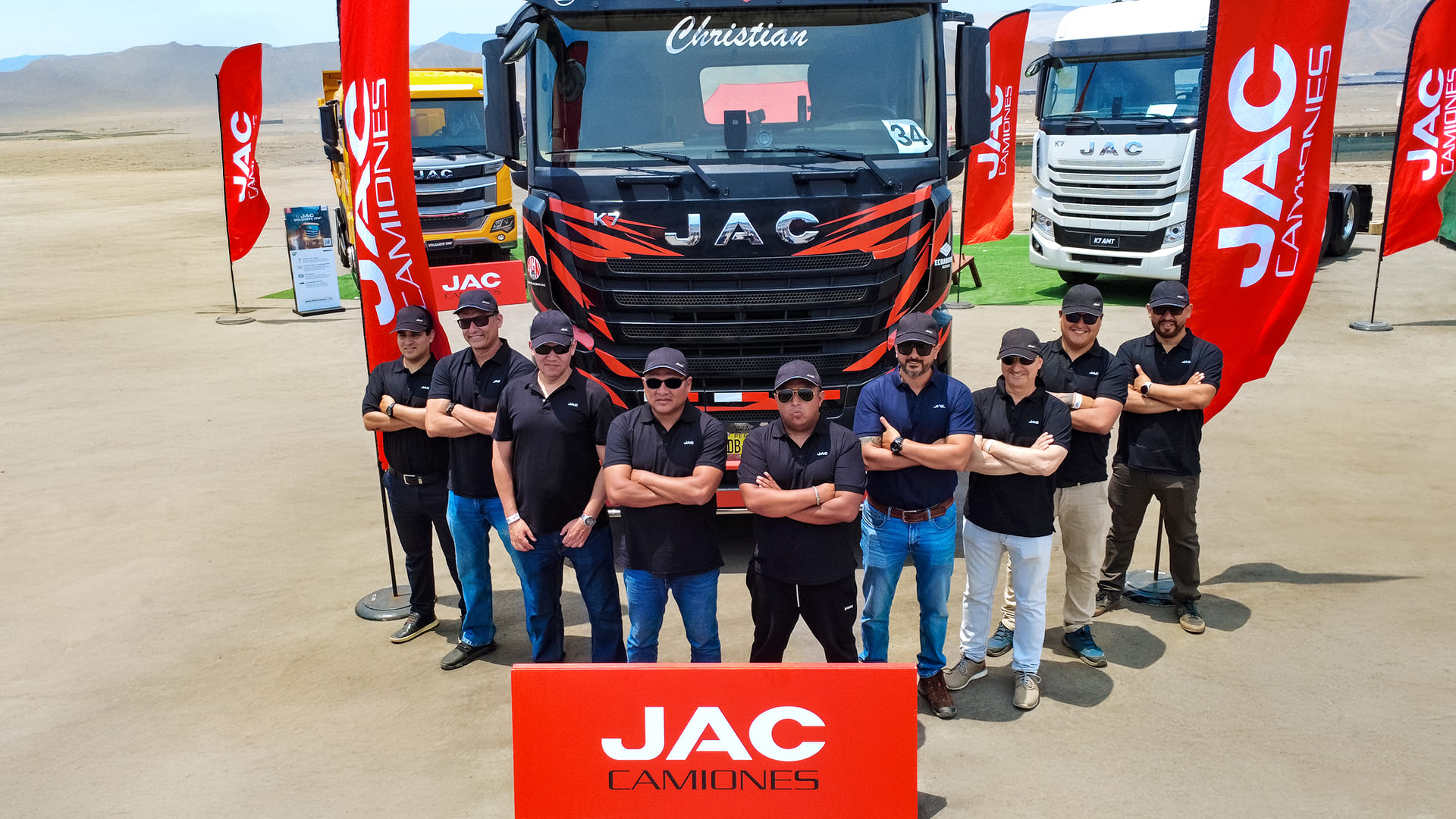 JAC K7 “Dragón Rojo” brilló en los “Piques Trucks” de La Chutana