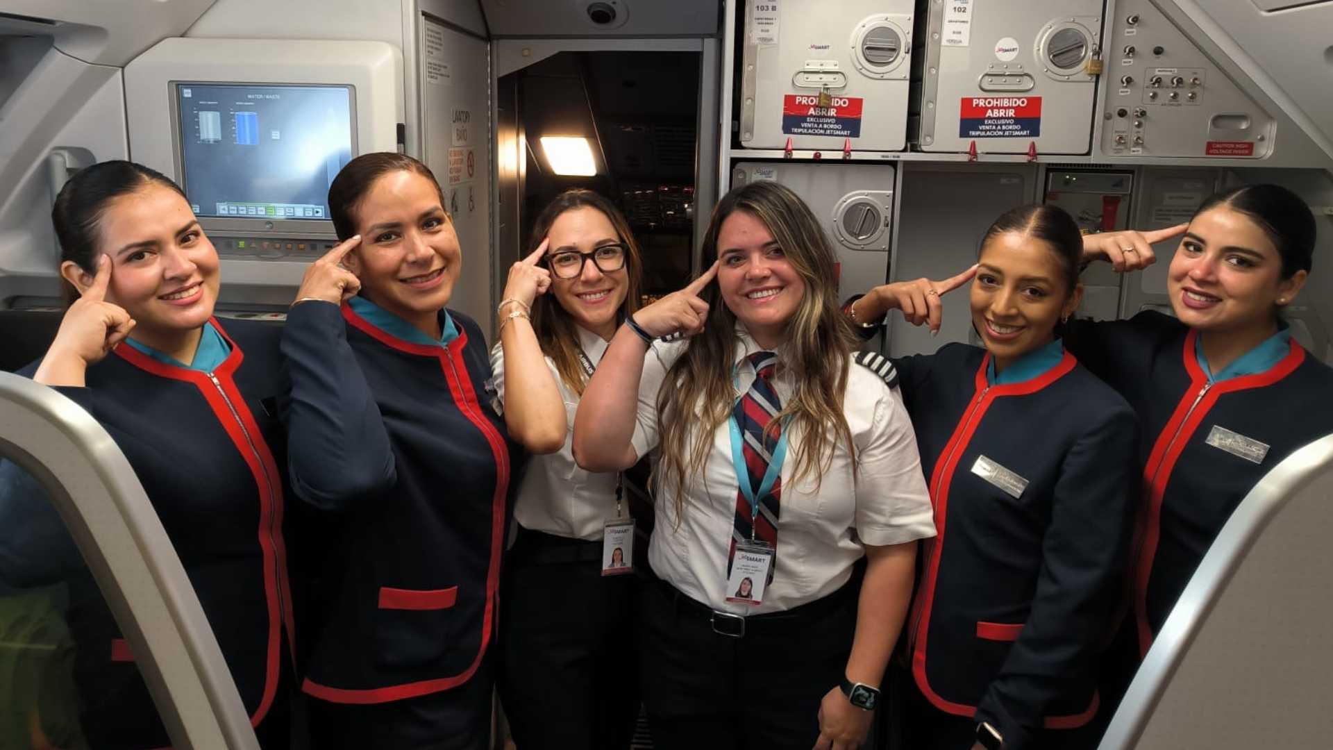 JetSMART supera 50% de participación femenina en Sudamérica