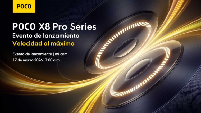 POCO lanza la Serie X8 Pro con livestream global este 17 de marzo