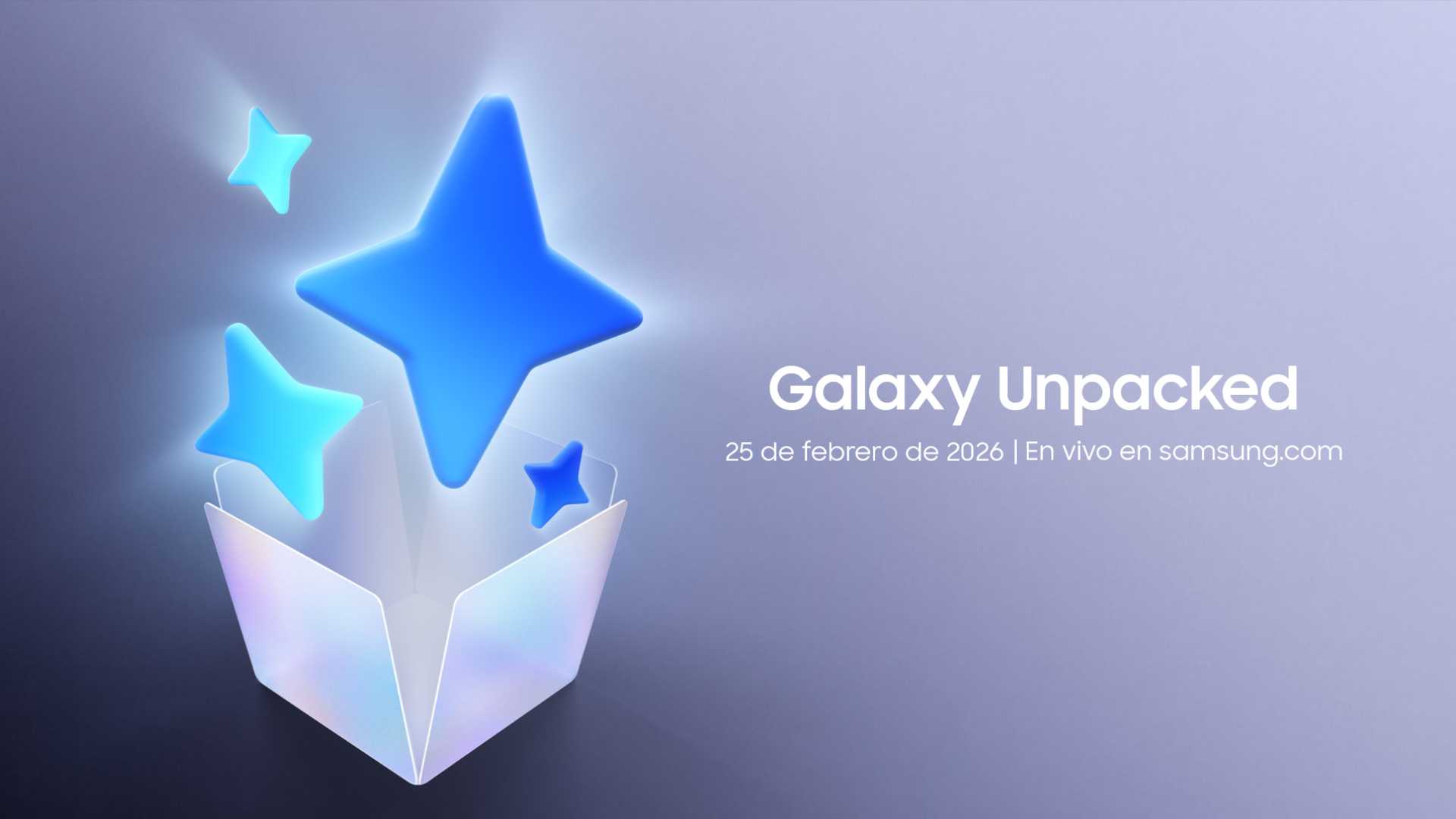 Samsung Galaxy Unpacked 2026 logo oficial evento 25 febrero