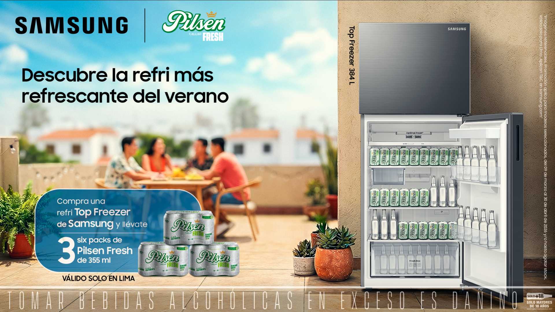 Samsung activa promo digital con refrigeradoras Top Freezer