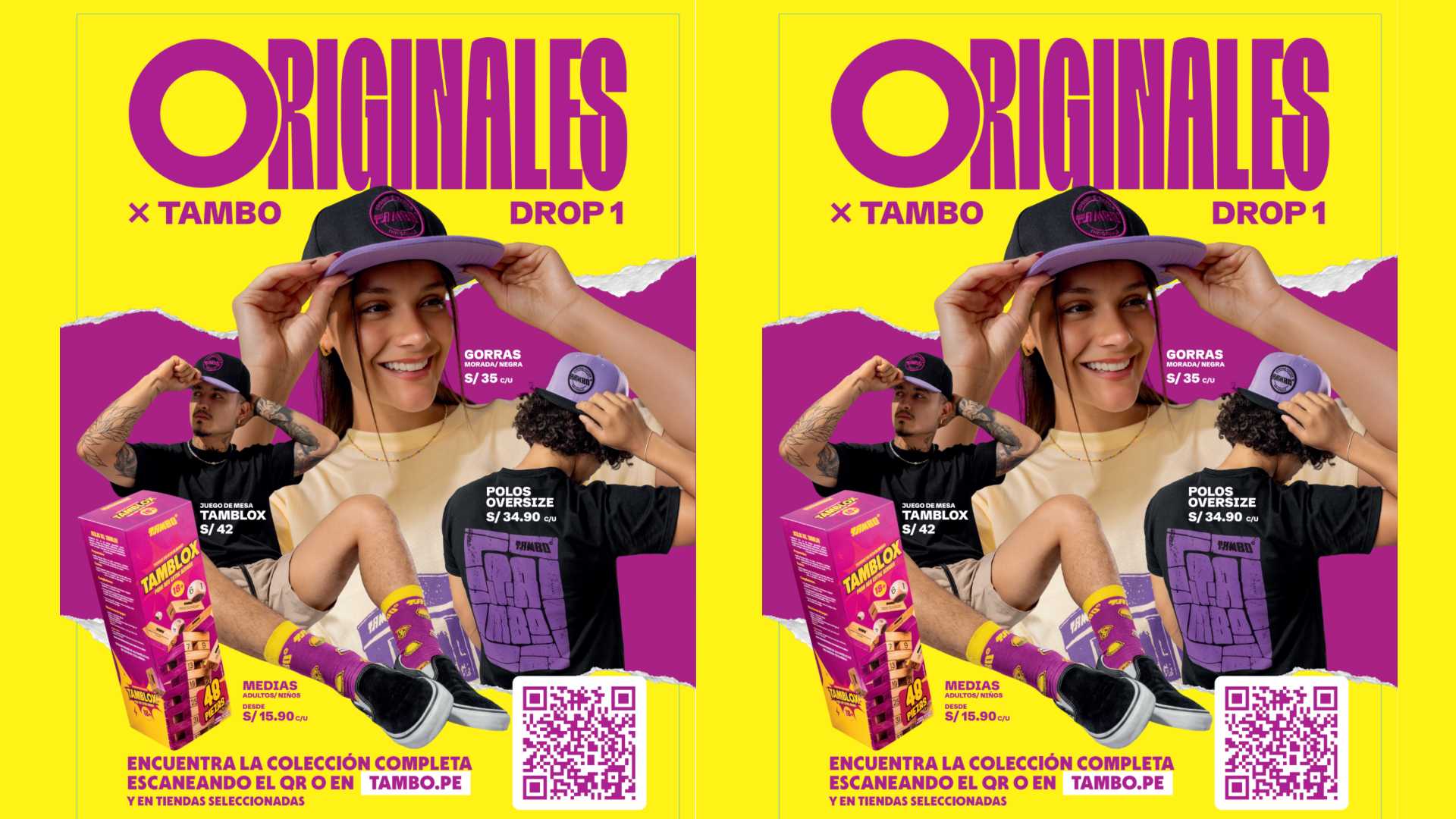 Tambo lanza streetwear en e-commerce con colección Drop limitada