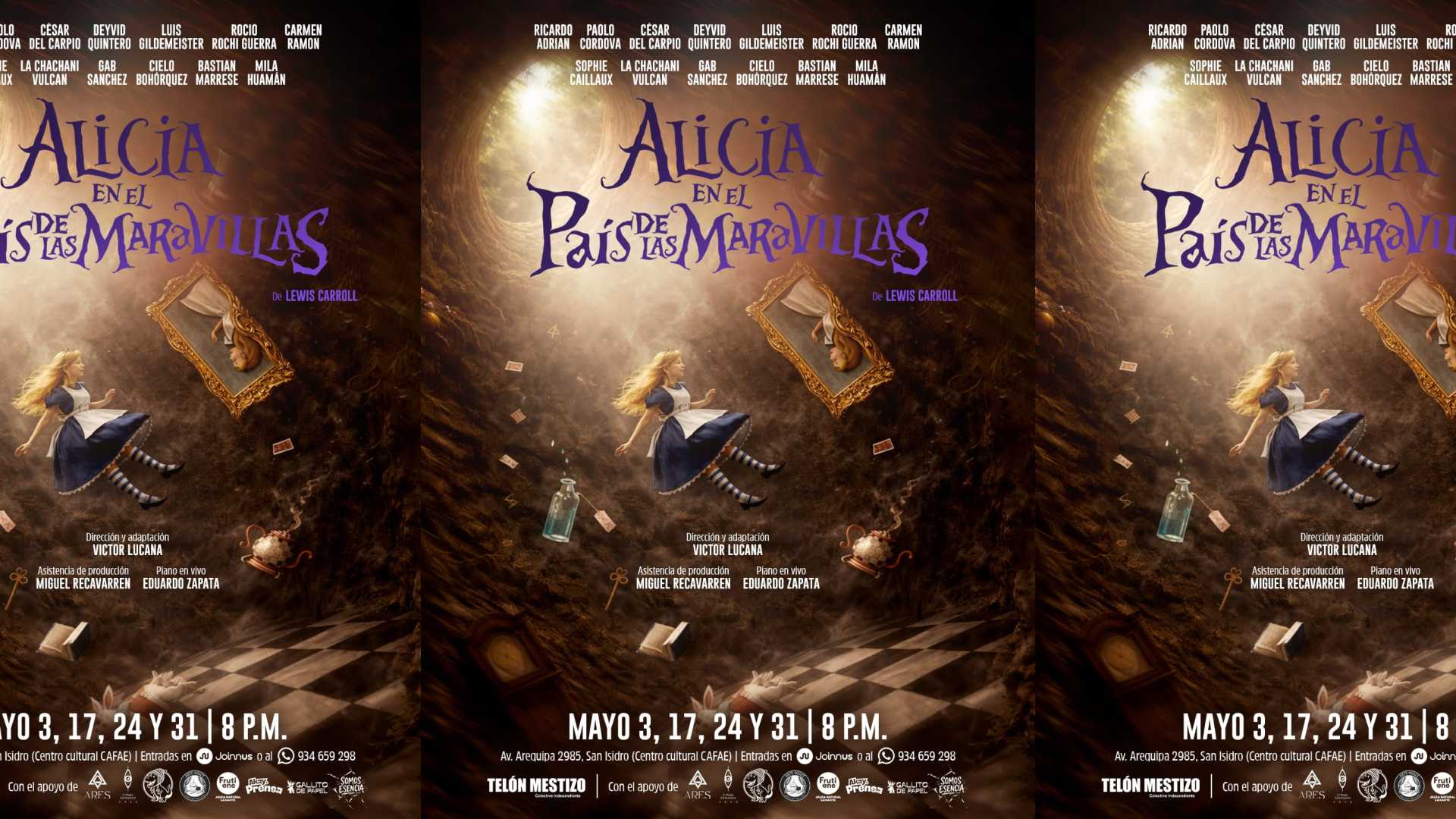 Alicia en el país de las maravillas vuelve a Lima