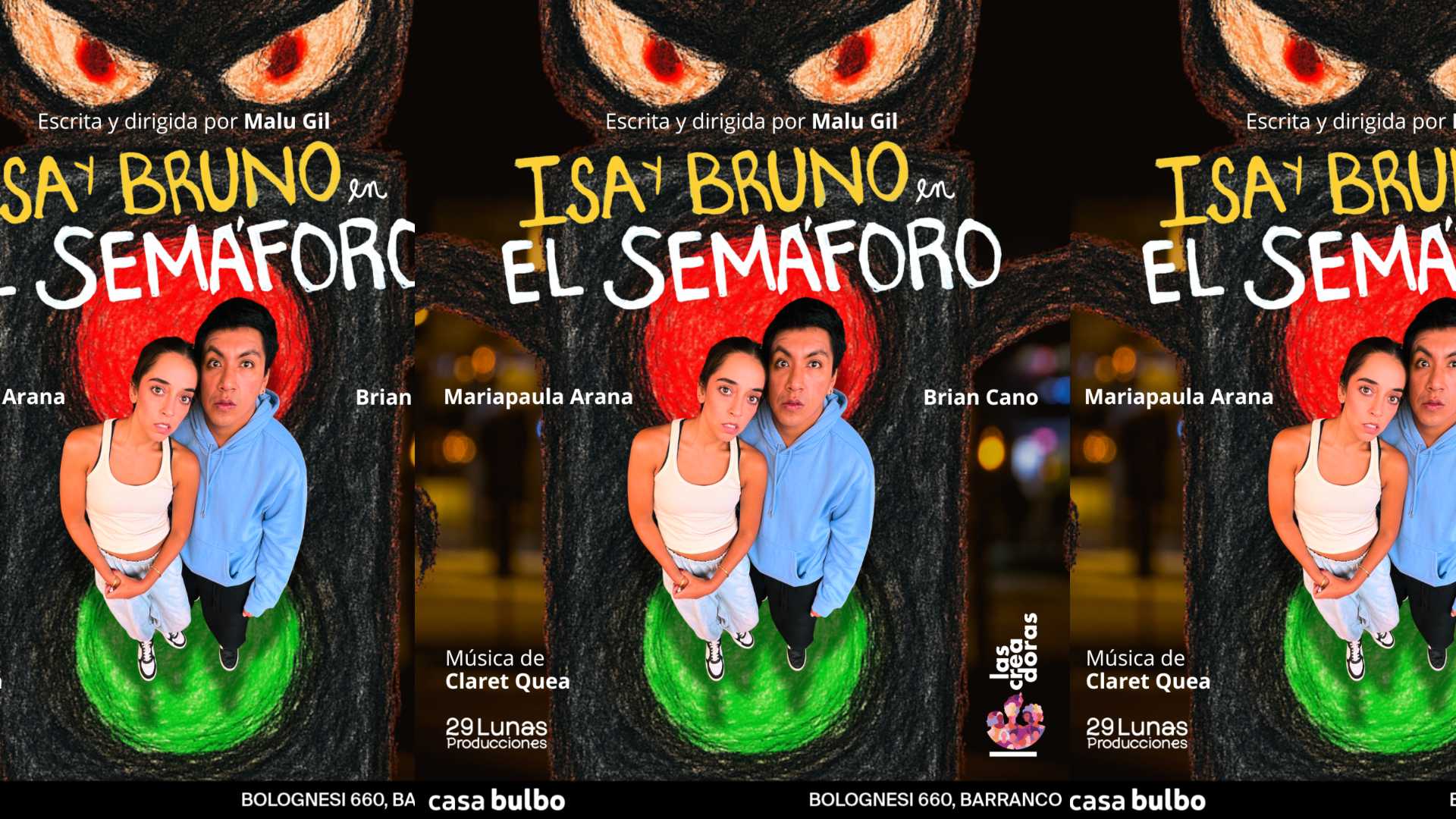 Comedia “Isa y Bruno en el Semáforo” | Funciones y entradas