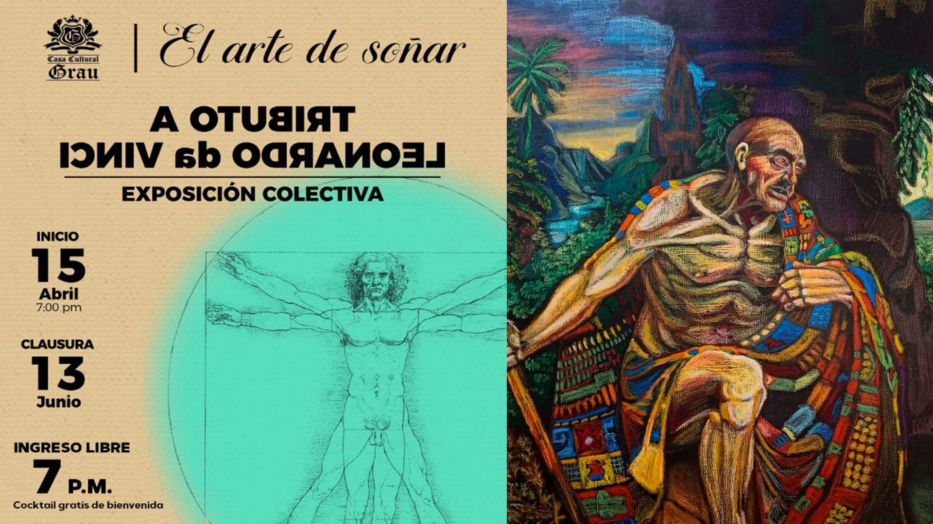 Exposición digitalizada reinterpreta a Da Vinci en Lima