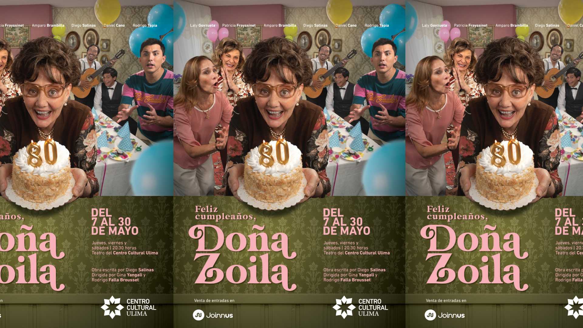 “Feliz cumpleaños, doña Zoila” vuelve al C.C. Ulima