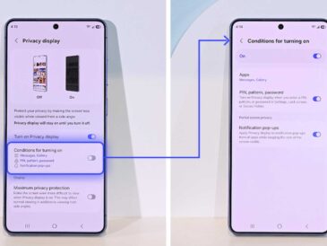 Galaxy S26 Ultra activa privacidad con pantalla protectora integrada