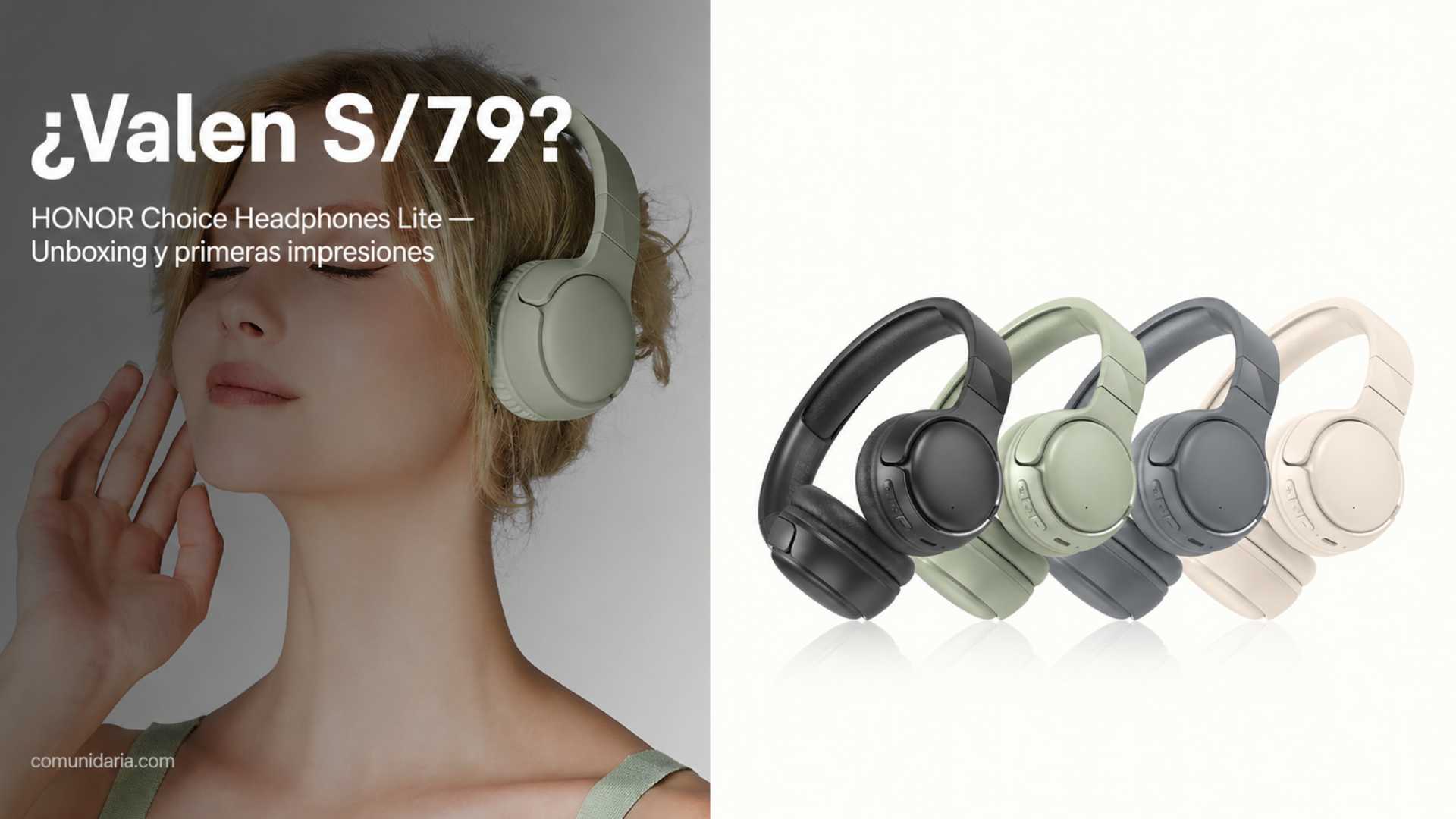 HONOR Choice Headphones Lite en Perú: ¿valen S/79?