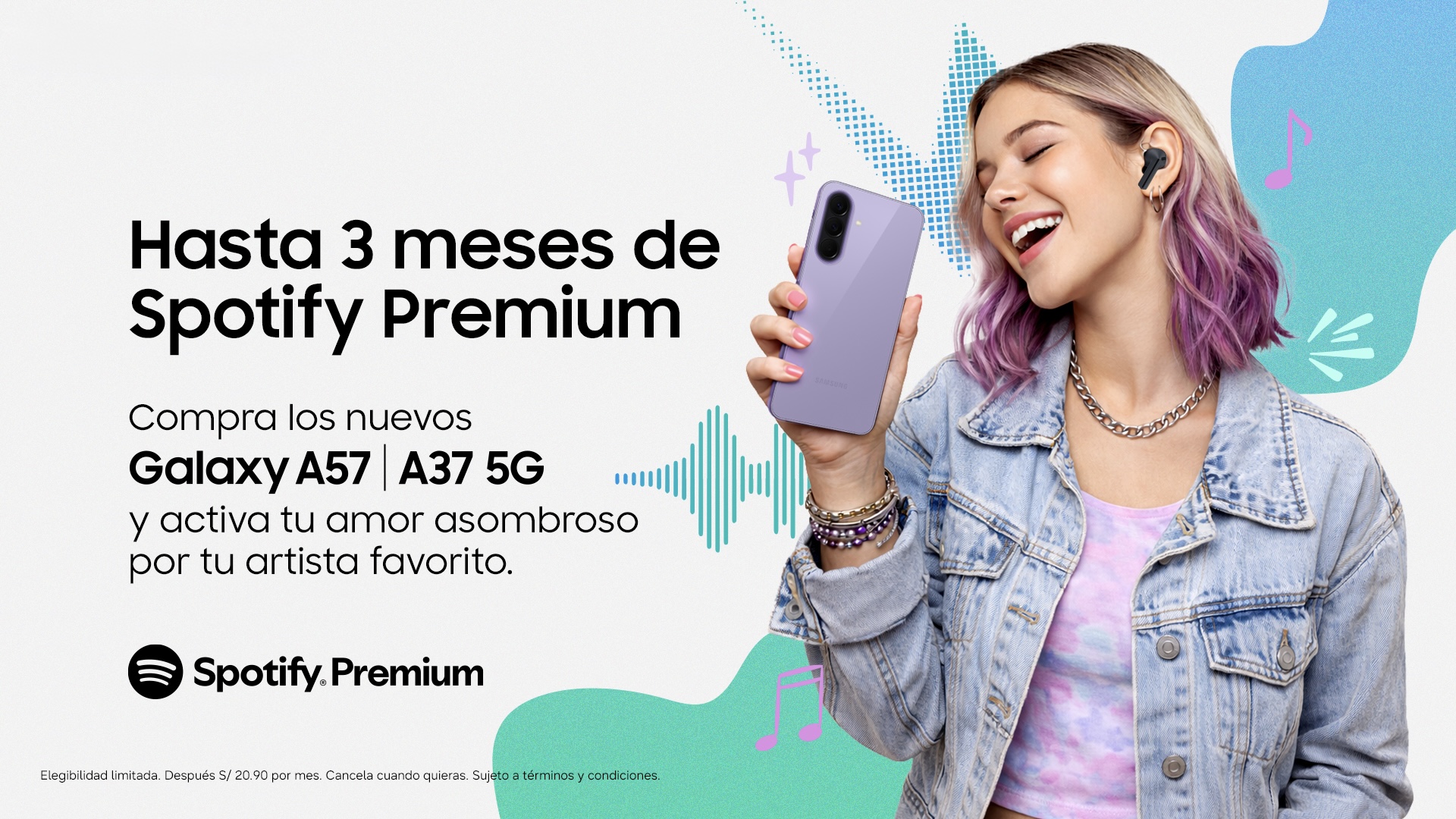 Samsung y Spotify amplían beneficios la nueva Galaxy A