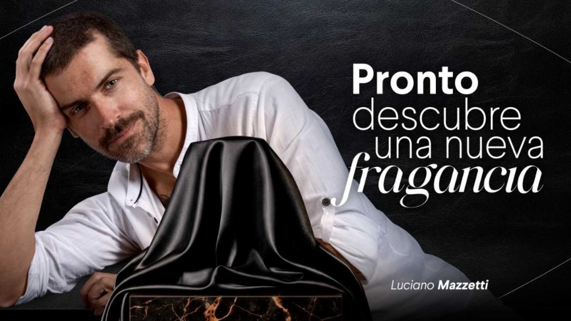 Luciano Mazzetti prepara el lanzamiento de su primera fragancia