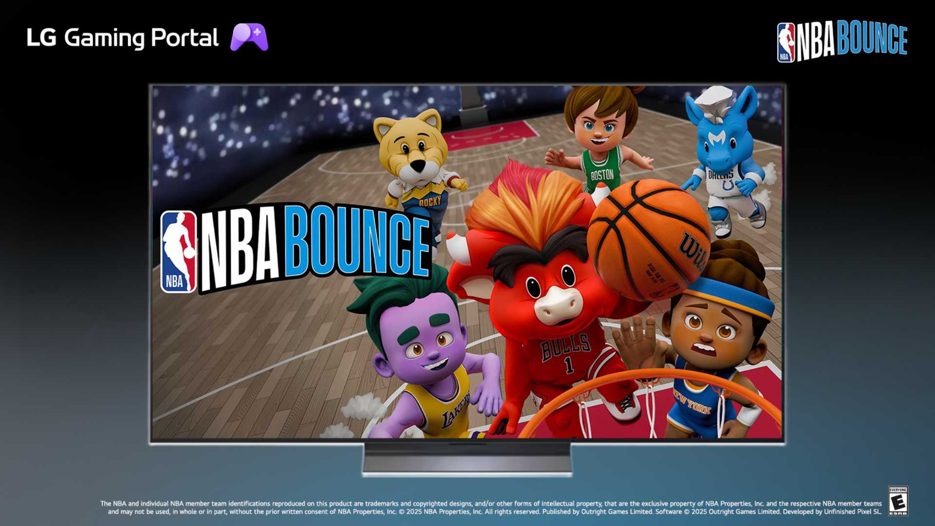 NBA Bounce llega a LG Gaming Portal con juego arcade