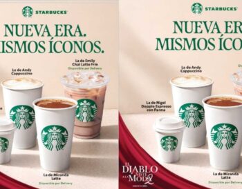 Starbucks presenta bebidas inspiradas en “El Diablo Viste a la Moda 2”