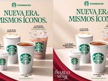 Starbucks presenta bebidas inspiradas en “El Diablo Viste a la Moda 2”