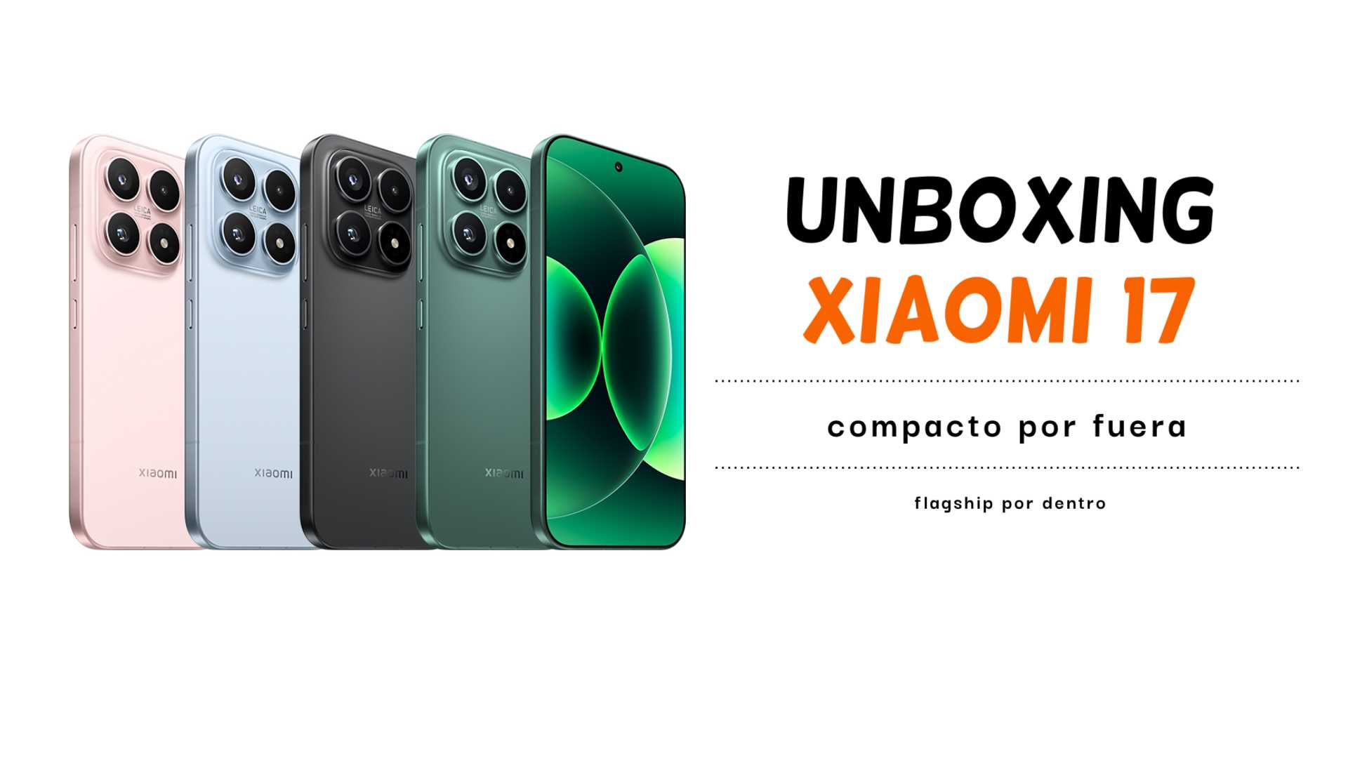 Xiaomi 17 diseño trasera Leica