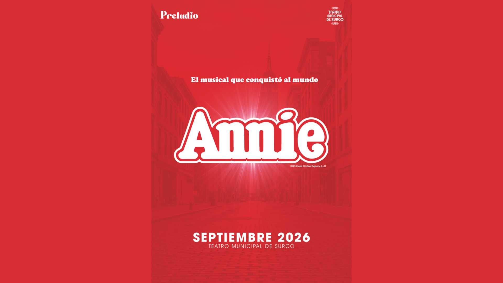 Annie, el musical de Broadway llega a Lima en septiembre 2026