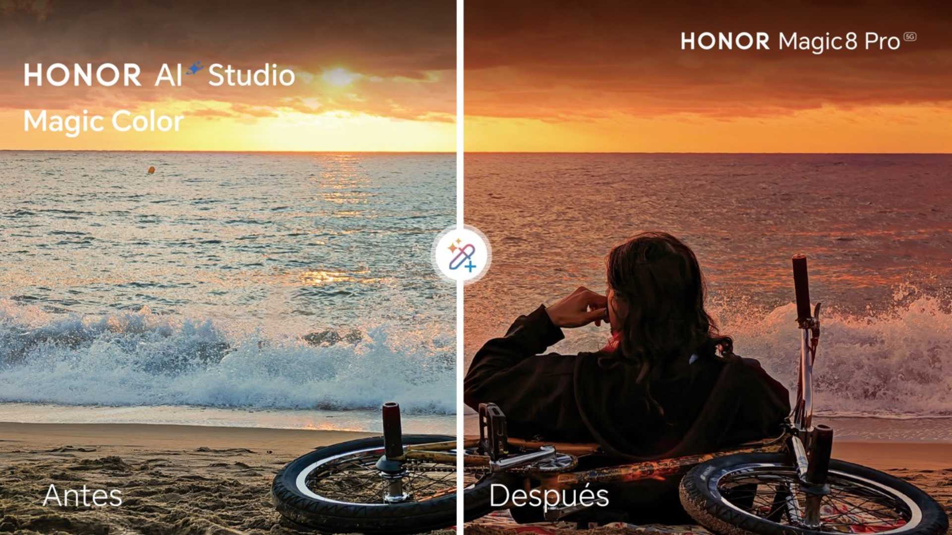 HONOR Magic8 Pro: edición fotográfica con IA integrada