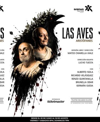 Las Aves: la sátira clásica de Aristófanes llega al Teatro Ricardo Blume