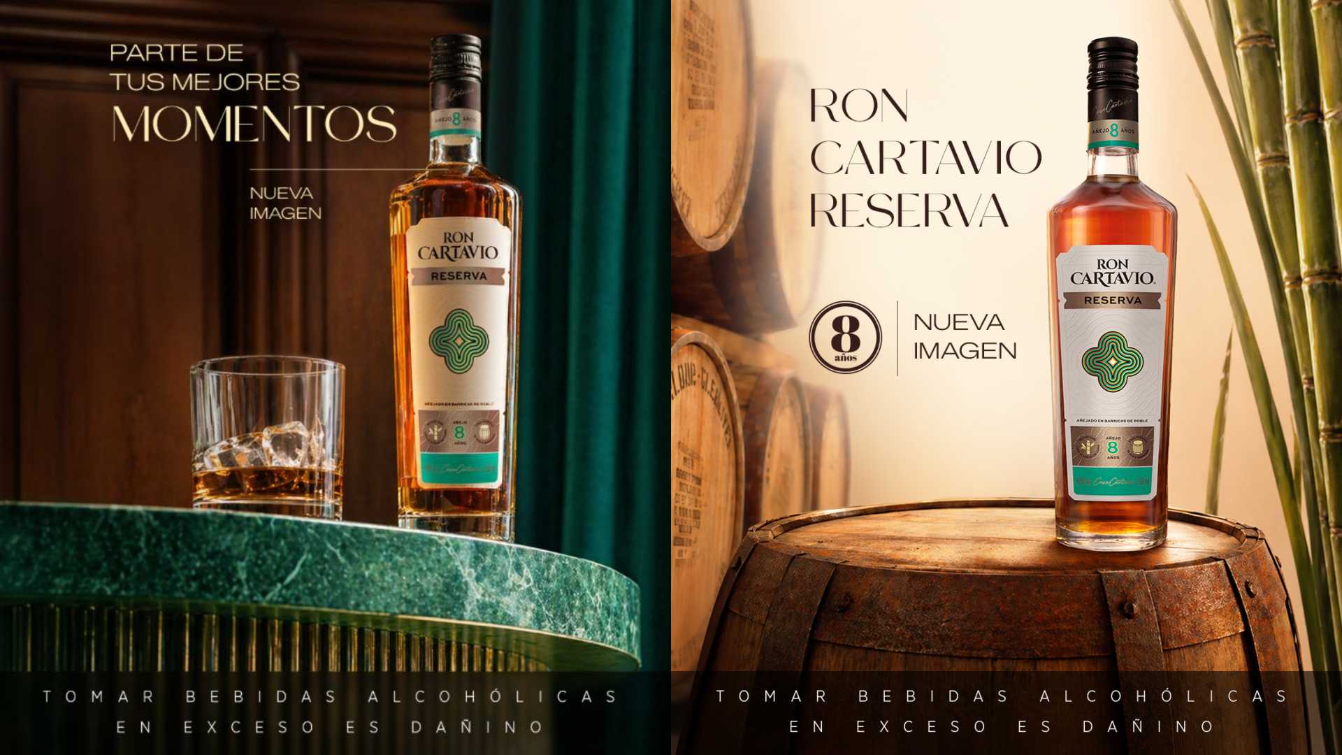 Ron Cartavio renueva Reserva 8 Años con imagen premium