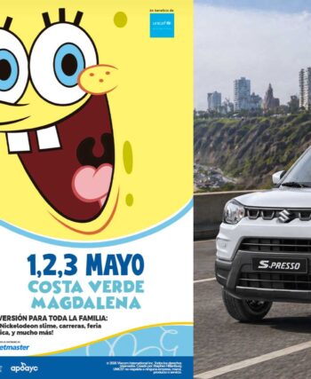 Suzuki Perú se suma al Festival de Bob Esponja y sorteará un S‑Presso AMT