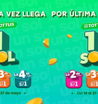 Tottus impulsa compras digitales con última edición “A 1 Sol”