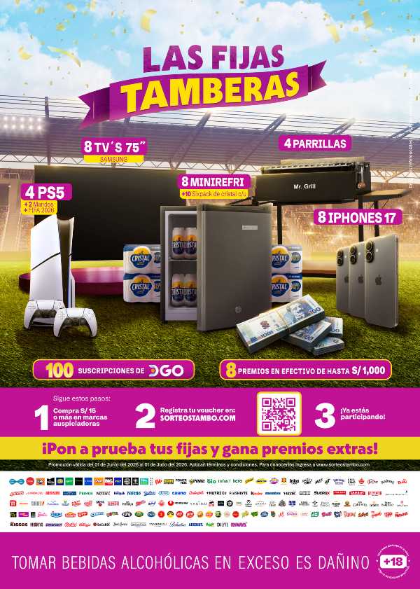 Tambo lanza campaña con más de 140 premios por compras durante junio 2026