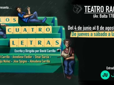 “Los Cuatro Letras” de David Carrillo inicia temporada en el Teatro Racional