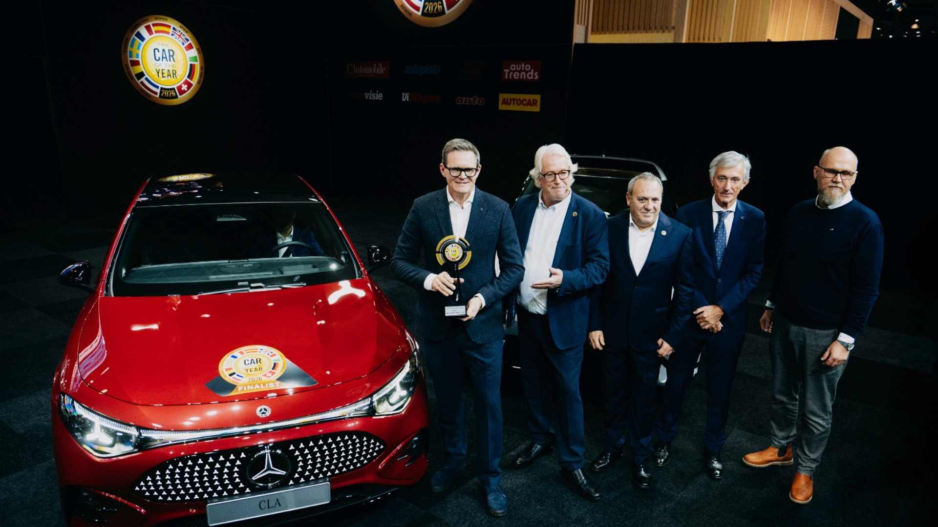 Mercedes-Benz CLA eléctrico es elegido “Auto del Año 2026” en Europa
