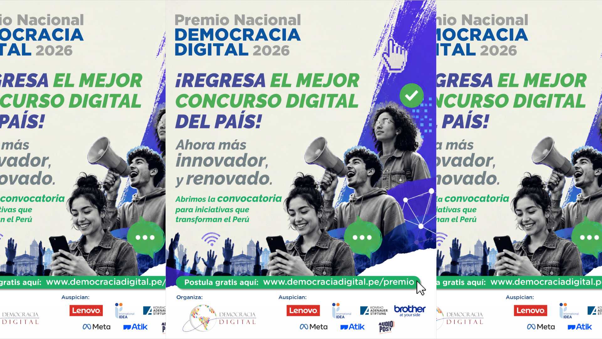 Premio Democracia Digital 2026 abre convocatoria nacional