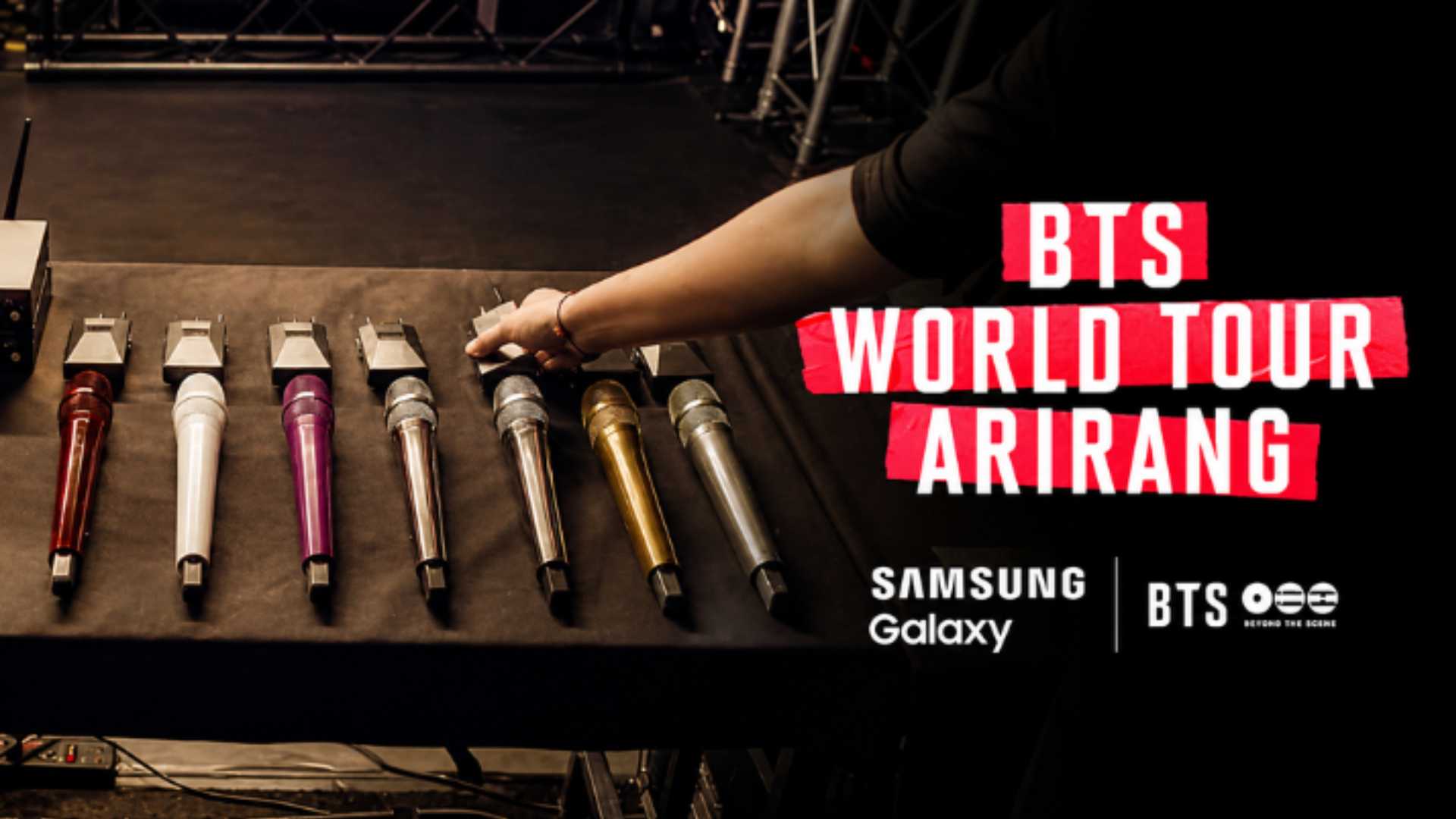 Samsung impulsa conciertos inmersivos con Galaxy e IA en gira BTS ARIRANG
