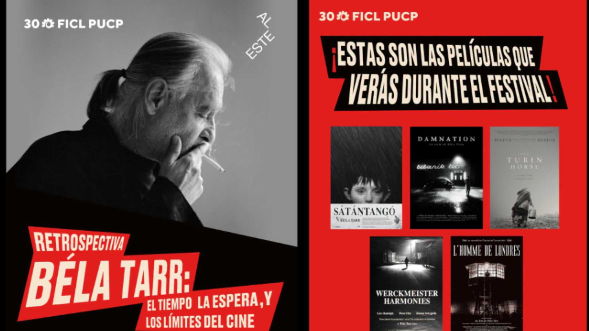 Béla Tarr tendrá retrospectiva en el 30 FICL PUCP 2026